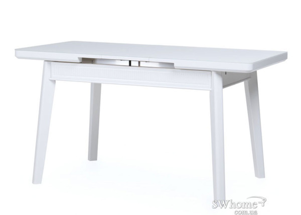 Стол раскладной обеденный Vetro Mebel TM-73 Матовый Белый-2