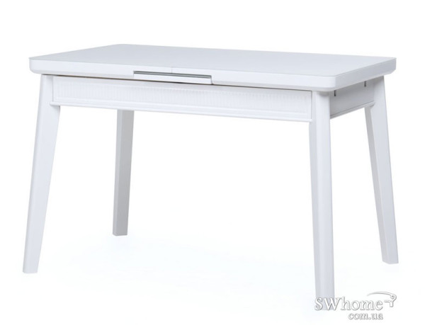 Стол раскладной обеденный Vetro Mebel TM-73 Матовый Белый-4