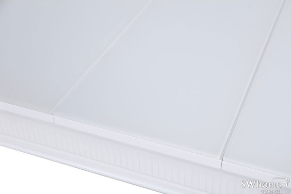 Стол раскладной обеденный Vetro Mebel TM-73 Матовый Белый-10