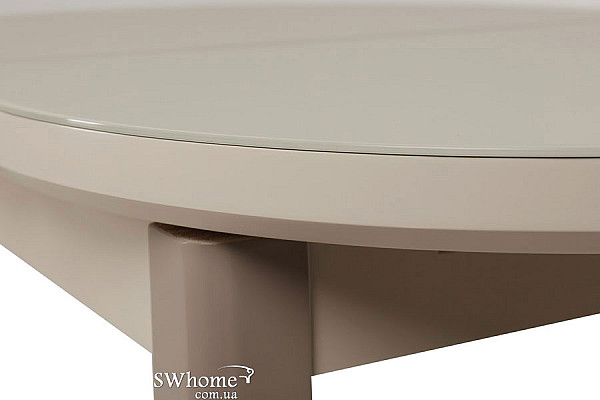 Стіл розкладний обідній Vetro Mebel TM-75 Матовий Капучіно-латте-11