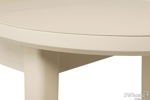 Стол раскладной обеденный Vetro Mebel TM-75 Матовый Молочный-8