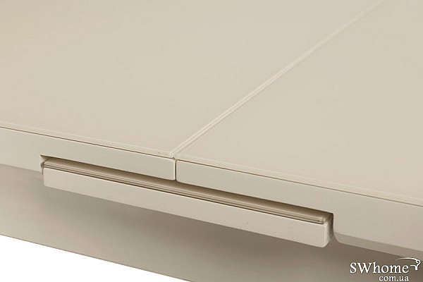 Стол раскладной обеденный Vetro Mebel TM-75 Матовый Молочный-10