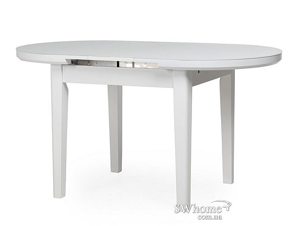 Стіл розкладний обідній Vetro Mebel TM-75 Матовий Снігово-білий-5