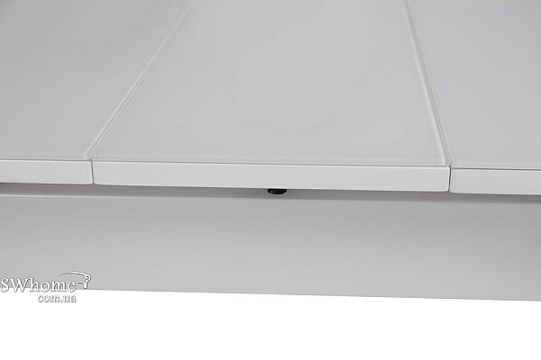 Стіл розкладний обідній Vetro Mebel TM-75 Матовий Снігово-білий-7