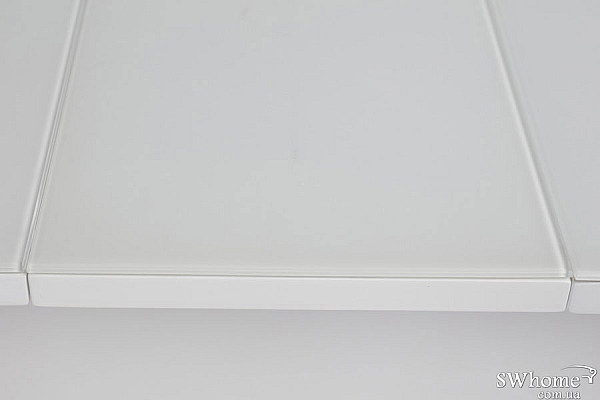 Стіл розкладний обідній Vetro Mebel TM-75 Матовий Снігово-білий-8