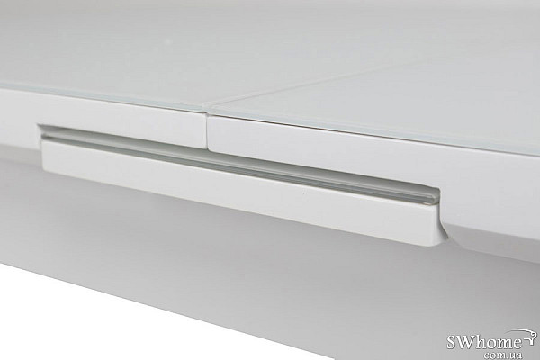 Стіл розкладний обідній Vetro Mebel TM-75 Матовий Снігово-білий-15