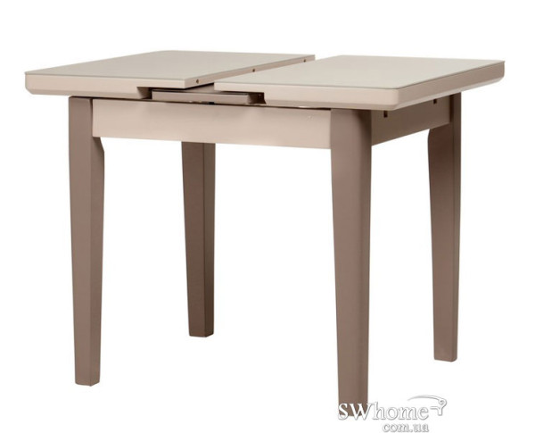 Стіл розкладний обідній Vetro Mebel TM-79 Матовий Капучіно-латте-5