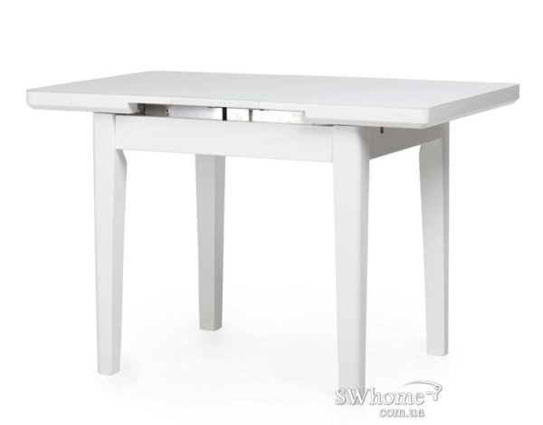 Стол раскладной обеденный Vetro Mebel TM-79 Матовый Снежно Белый-2