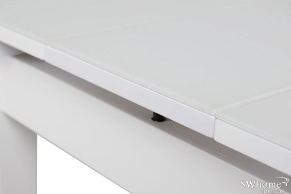 Стол раскладной обеденный Vetro Mebel TM-79 Матовый Снежно Белый-6