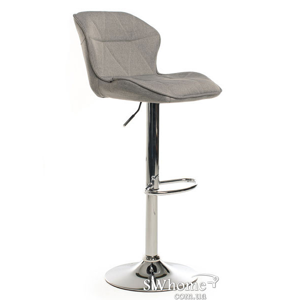 Барний стілець Vetro Mebel B-70 Сірий тканина-0
