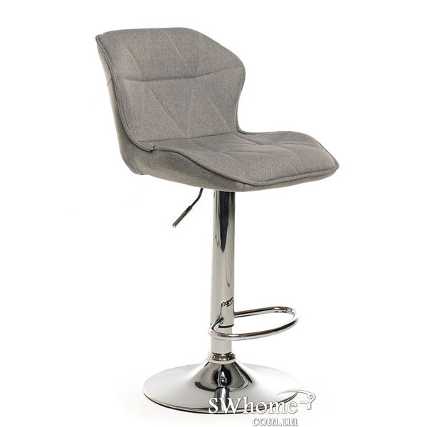 Барний стілець Vetro Mebel B-70 Сірий тканина-1