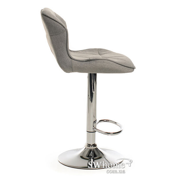 Барний стілець Vetro Mebel B-70 Сірий тканина-3