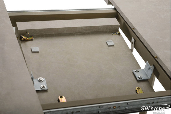 Розкладний обідній стіл Vetro Mebel TM-160 Крема маре-9