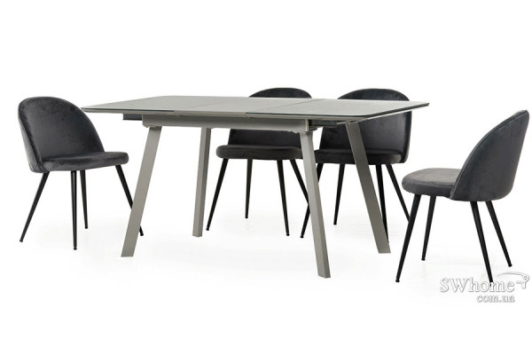 Стол раскладной обеденный Vetro Mebel TM-170 Серый-0