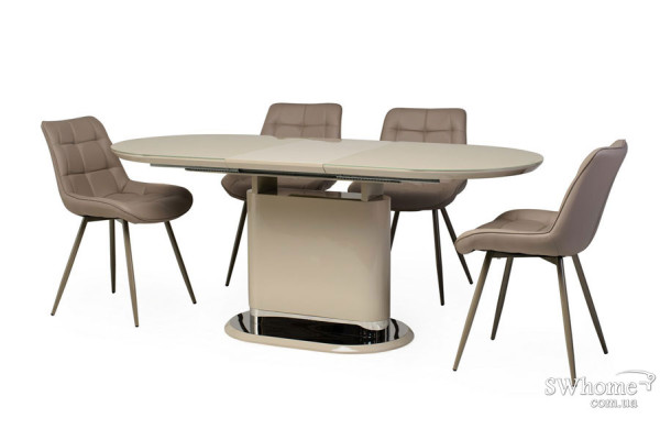 Стол раскладной обеденный Vetro Mebel TM-56 Капучино-0