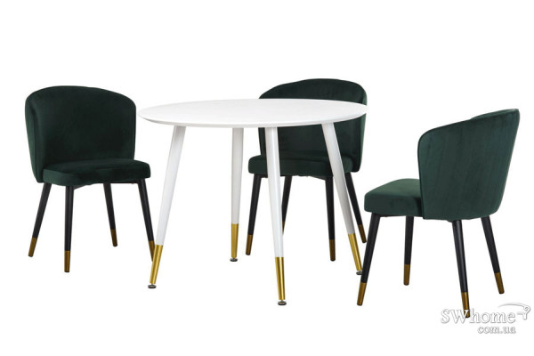 Обідній стіл Vetro Mebel TM-99 Білий-1