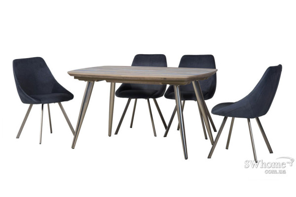 Раскладной обеденный стол Vetro Mebel TML-640 Прованс-6