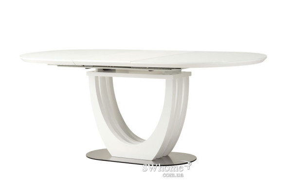 Стіл розкладний обідній Vetro Mebel TML-760 Матовий Білий-6