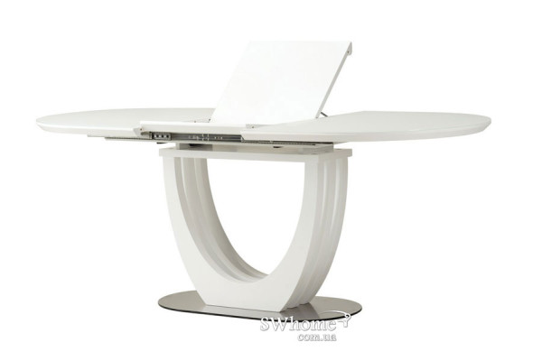 Стіл розкладний обідній Vetro Mebel TML-760 Матовий Білий-5