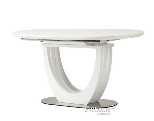 Стіл розкладний обідній Vetro Mebel TML-760 Матовий Білий-4
