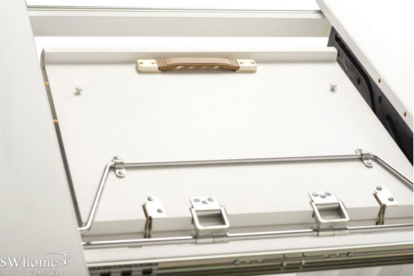 Стіл розкладний обідній Vetro Mebel TML-760 Матовий Білий-9