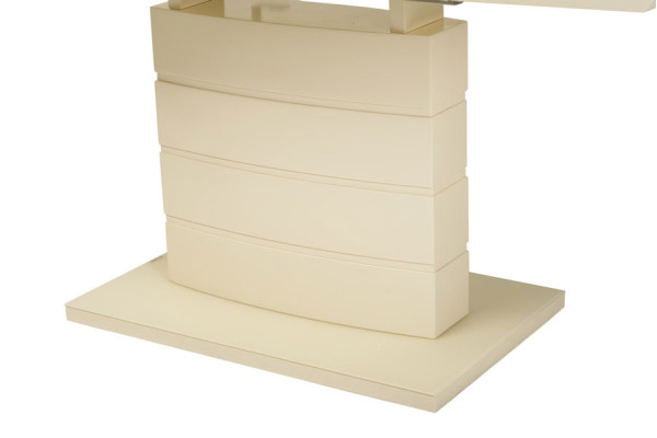 Стол раскладной обеденный Vetro Mebel TMM-50-1 Матовый Молочный-8