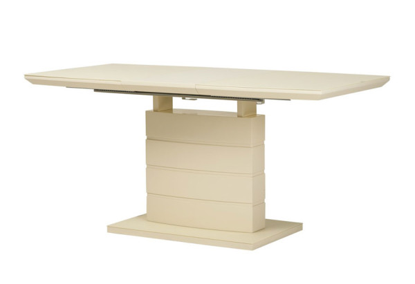 Стол раскладной обеденный Vetro Mebel TMM-50-1 Матовый Молочный-4