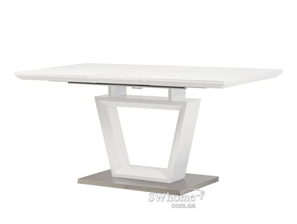 Стол раскладной обеденный Vetro Mebel TMM-51-1 Матовый Белый-3