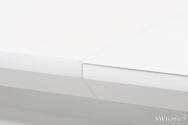 Стол раскладной обеденный Vetro Mebel TMM-51-1 Матовый Белый-5