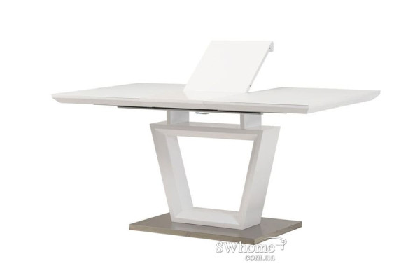 Стол раскладной обеденный Vetro Mebel TMM-51-1 Матовый Белый-2