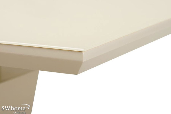 Стол раскладной обеденный Vetro Mebel TMM-51-1 Матовый Молочный-12