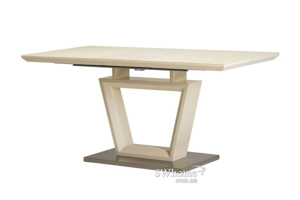 Стол раскладной обеденный Vetro Mebel TMM-51-1 Матовый Молочный-3