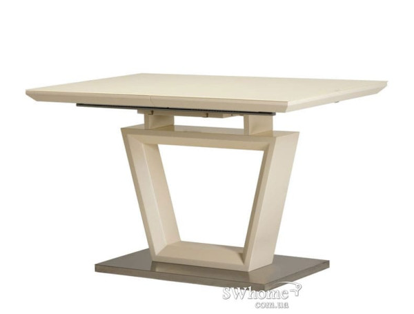 Стол раскладной обеденный Vetro Mebel TMM-51-1 Матовый Молочный-10