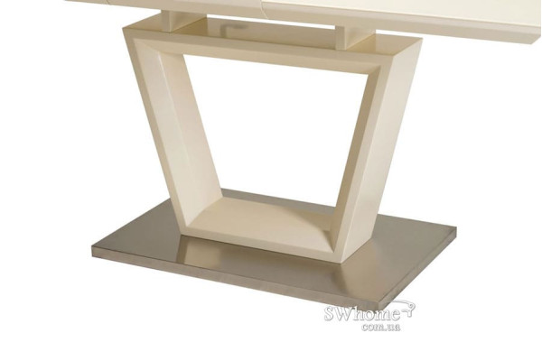 Стол раскладной обеденный Vetro Mebel TMM-51-1 Матовый Молочный-11