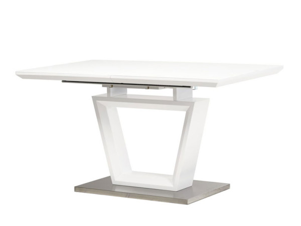 Стіл розкладний обідній Vetro Mebel TMM-51 Матовий Білий-1