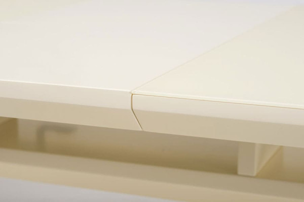 Стіл розкладний обідній Vetro Mebel TMM-51 Матовий Молочний-8