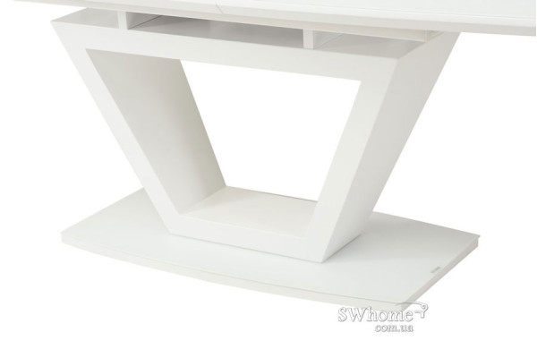 Стол раскладной обеденный Vetro Mebel TMM-53-2 Матовый Белый-9