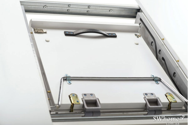 Стол раскладной обеденный Vetro Mebel TMM-53-2 Матовый Белый-8