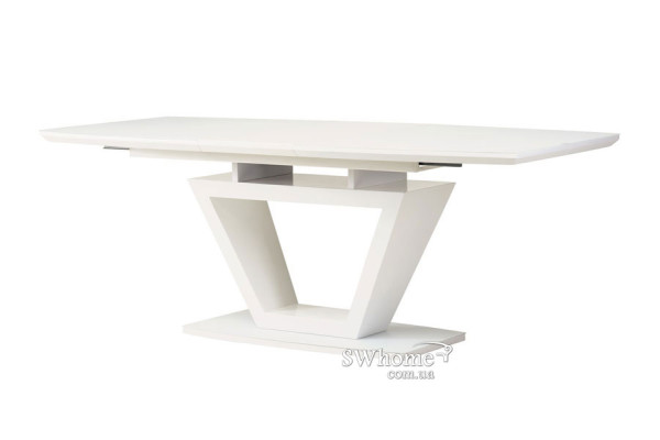Стол раскладной обеденный Vetro Mebel TMM-53-2 Матовый Белый-4