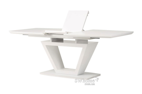 Стол раскладной обеденный Vetro Mebel TMM-53-2 Матовый Белый-3