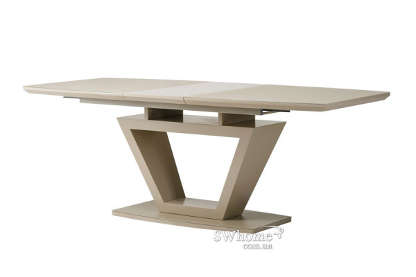 Стіл розкладний обідній Vetro Mebel TMM-53-2 Матовий Капучино-4
