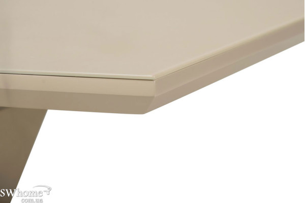 Стіл розкладний обідній Vetro Mebel TMM-53-2 Матовий Капучино-8