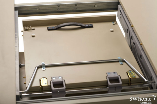 Стіл розкладний обідній Vetro Mebel TMM-53-2 Матовий Капучино-7