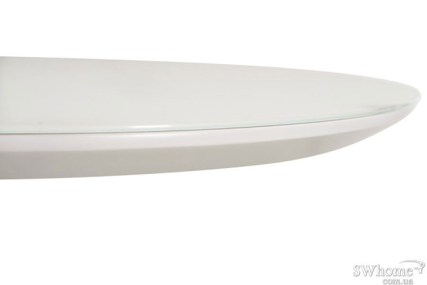 Раскладной обеденный стол Vetro Mebel TMM-56 Матовый Белый-4