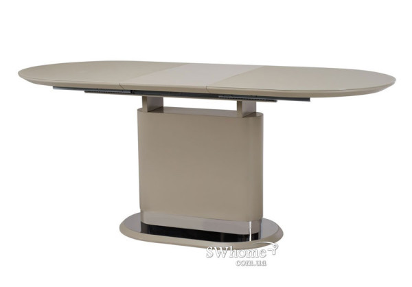 Раскладной обеденный стол Vetro Mebel TMM-56 Матовый Капучино-4