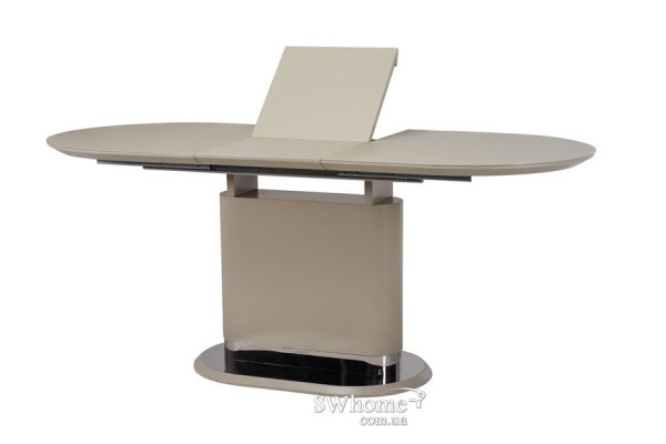 Раскладной обеденный стол Vetro Mebel TMM-56 Матовый Капучино-5