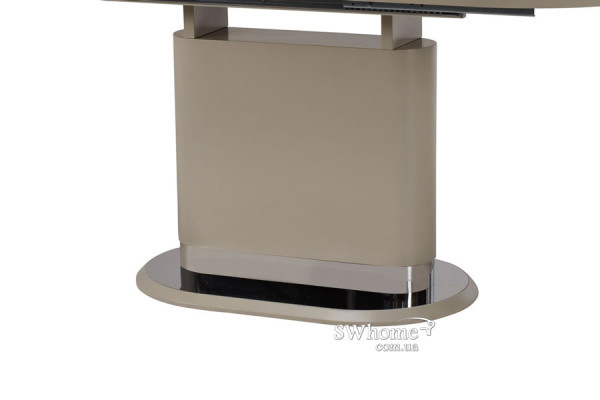 Раскладной обеденный стол Vetro Mebel TMM-56 Матовый Капучино-7