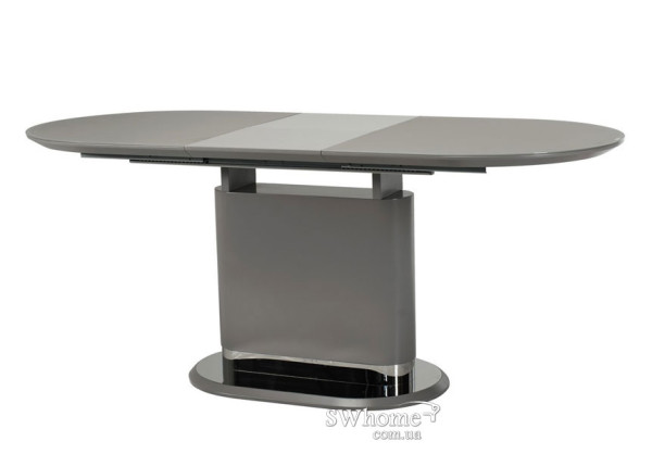 Розкладний обідній стіл Vetro Mebel TMM-56 Матовий Сірий-5