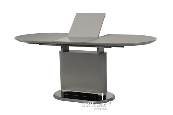 Розкладний обідній стіл Vetro Mebel TMM-56 Матовий Сірий-6