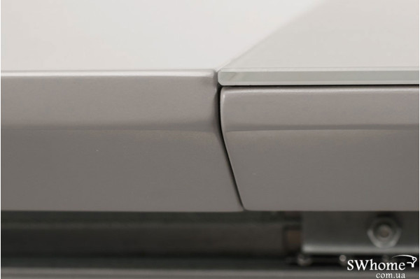 Розкладний обідній стіл Vetro Mebel TMM-56 Матовий Сірий-8